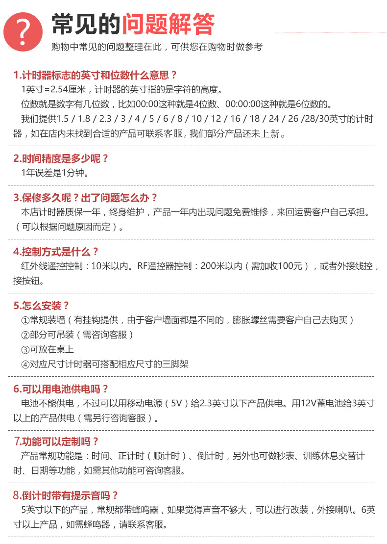 常見問題